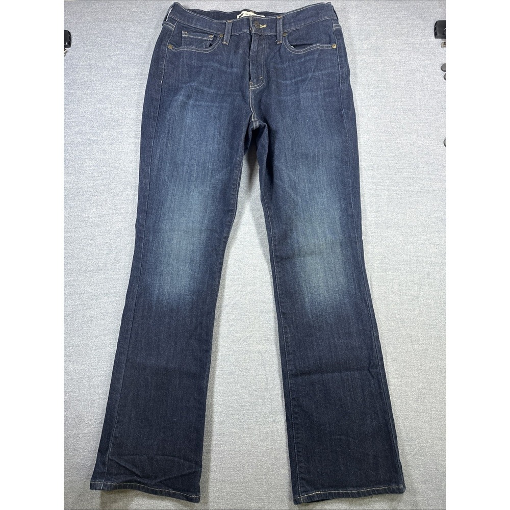Levi's Women's 515 Bootcut Dark Wash Denim Jeans 30x32 EUC